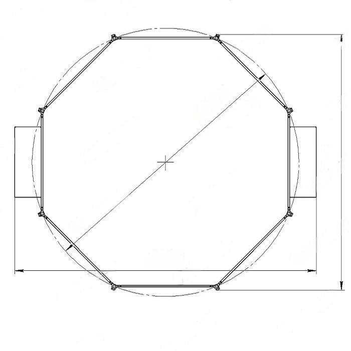 Фотографии Ринг для панны высокий восьмиугольный