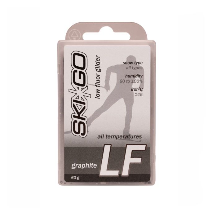Фотографии Парафин низкофтористый Skigo LF Graphite (графит) (Универсальная) 60 г.
