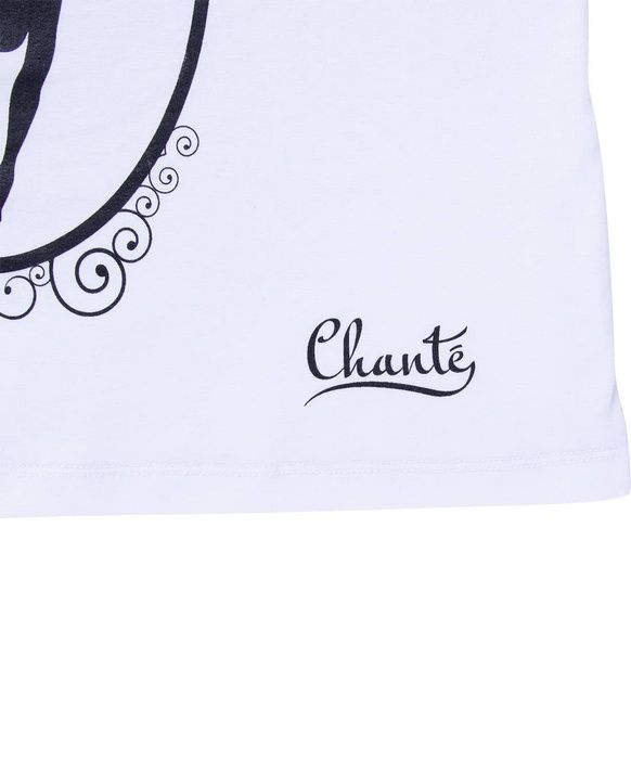 Фотографии Футболка гимнастическая Chante Chloe, хлопок, белый
