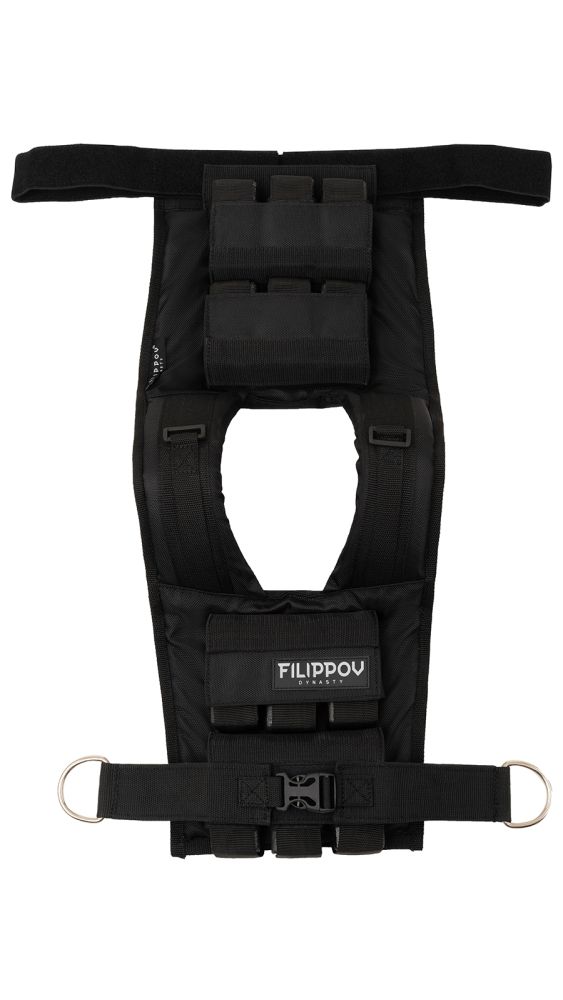 Жилет-утяжелитель Hard Training FILIPPOV 13кг (черный) 13 кг