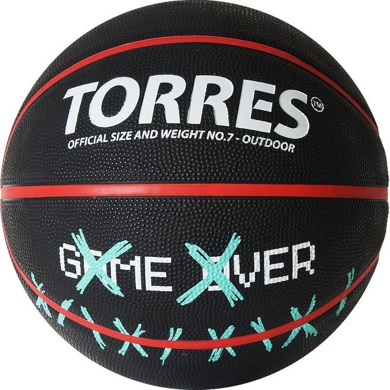 Фотографии Мяч баскетбольный Torres Game Over B02217 р.7