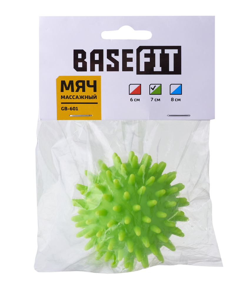 Фотографии Мяч массажный GB-601 7 см, зеленый