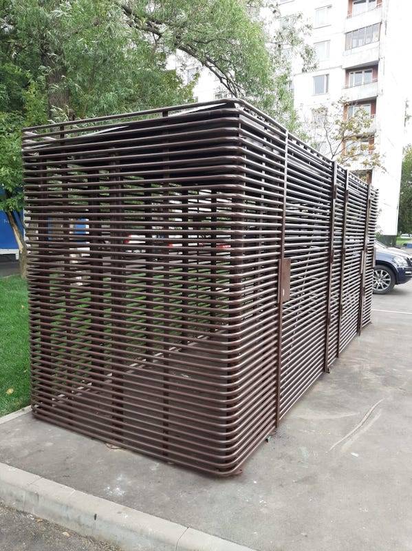 Фотографии Контейнерная площадка для ТБО «МАФ - 6» с хозблоком