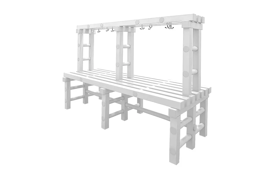 Фотографии Скамья–вешалка детская двухсторонняя