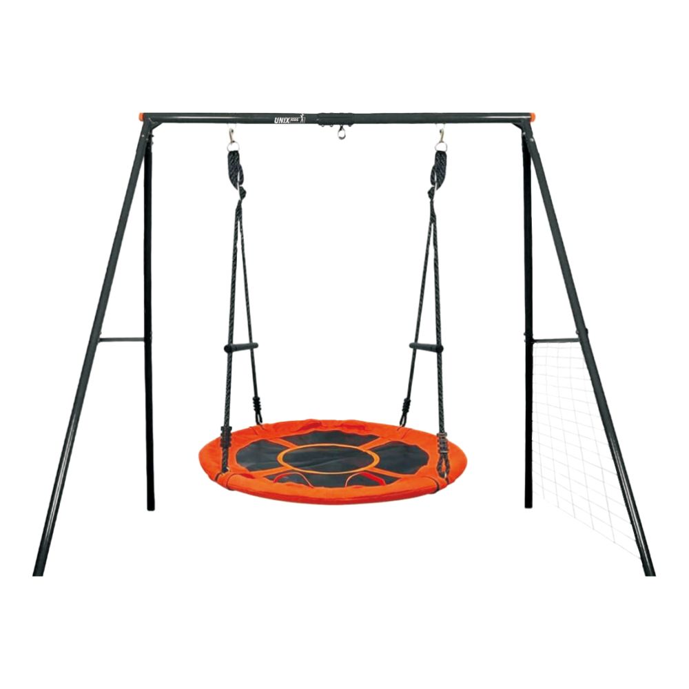 Фото Качели уличные с воротами UNIX Line 100 см Orange