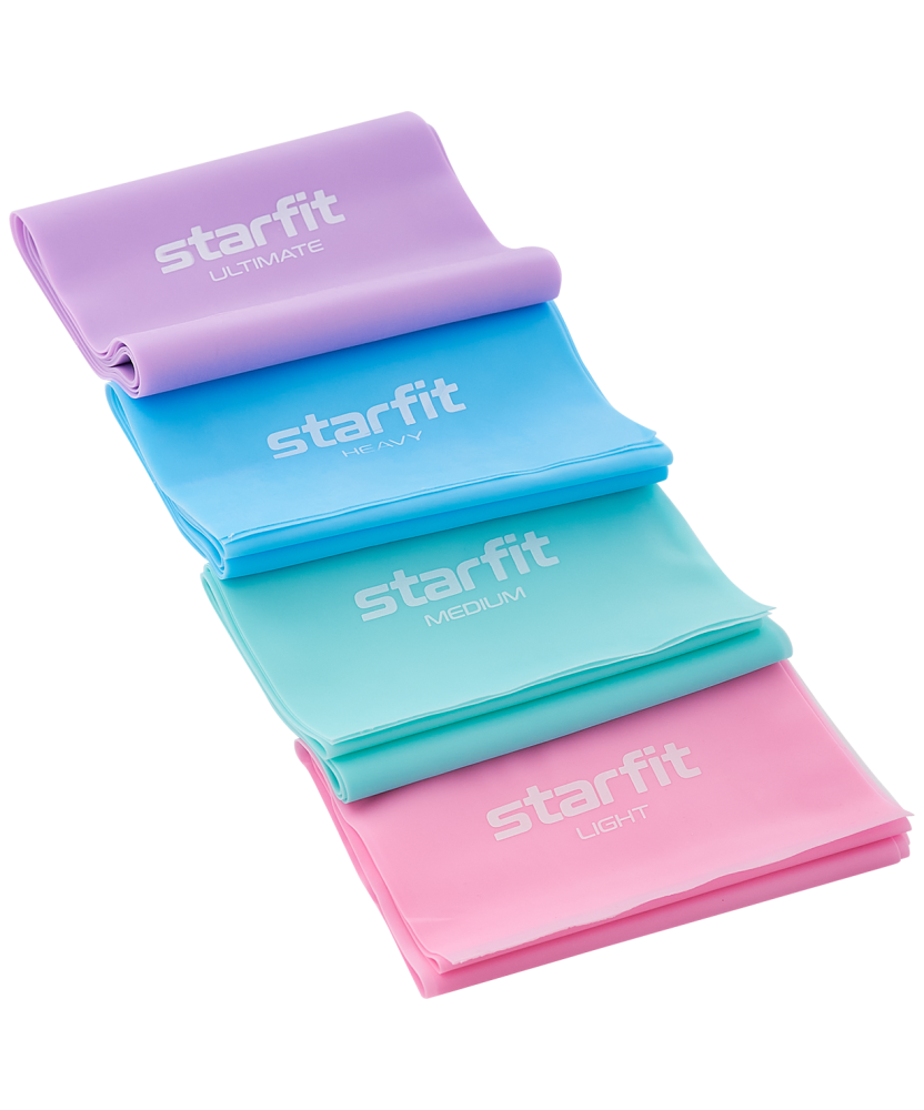 Фотографии Лента для пилатеса ES-201 1200x150x0,65 мм, фиолетовый пастель