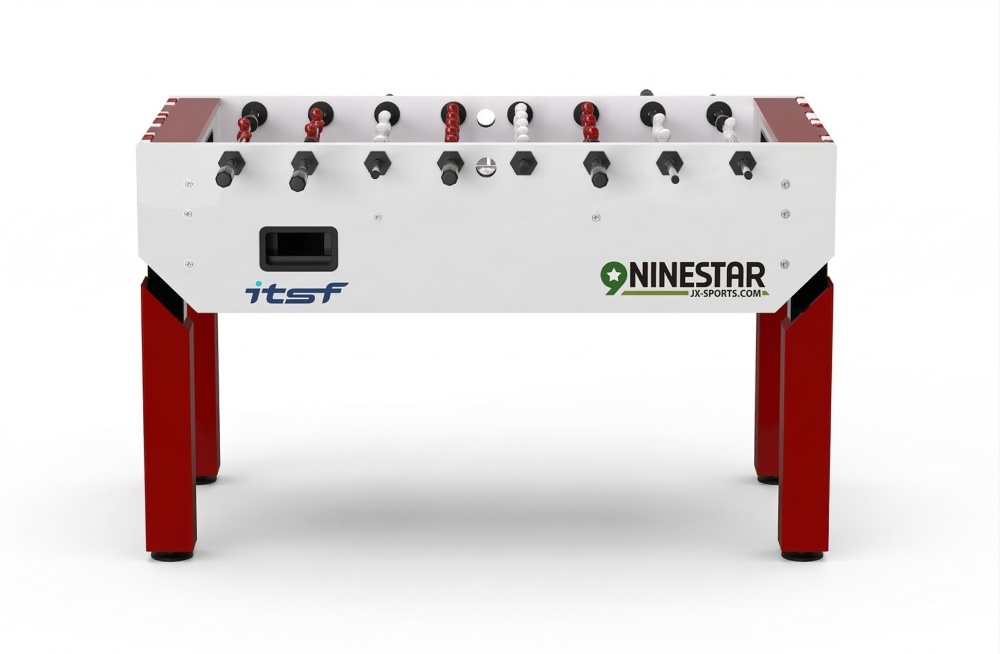Фотографии Игровой стол - футбол "NineStar Iron Pro ITSF Red"(144х75,5х90)