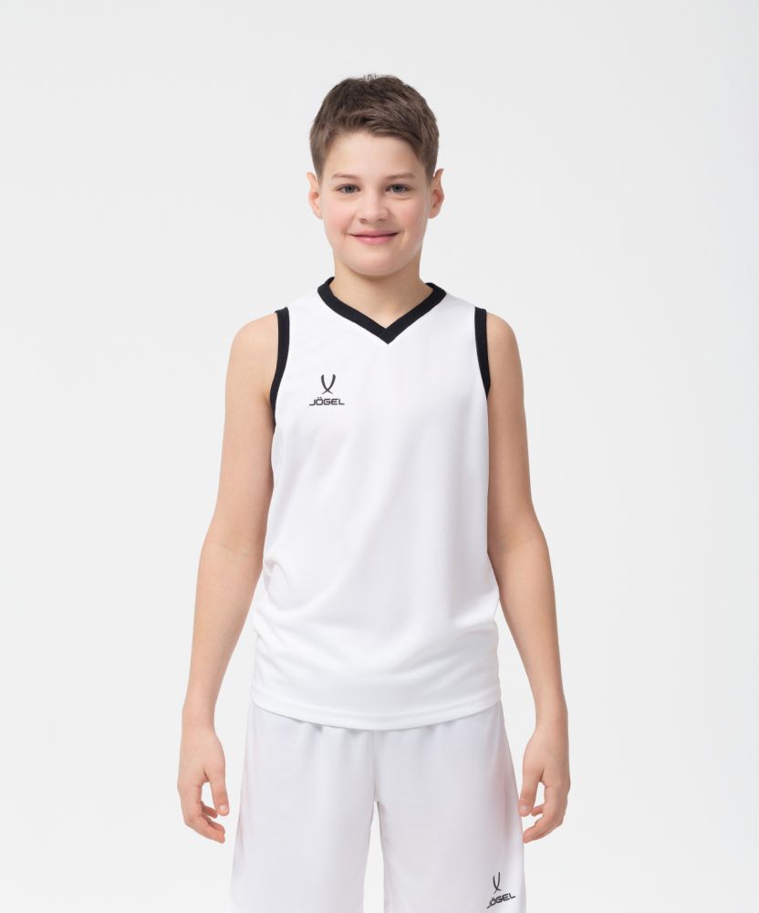 Фотографии Майка баскетбольная JOGEL CAMP Basic, белый, детский