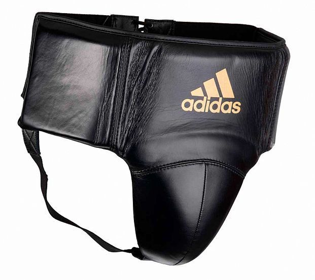 Фото Защита паха мужская Adidas AdiStar Pro Groin Guard черно-золотая